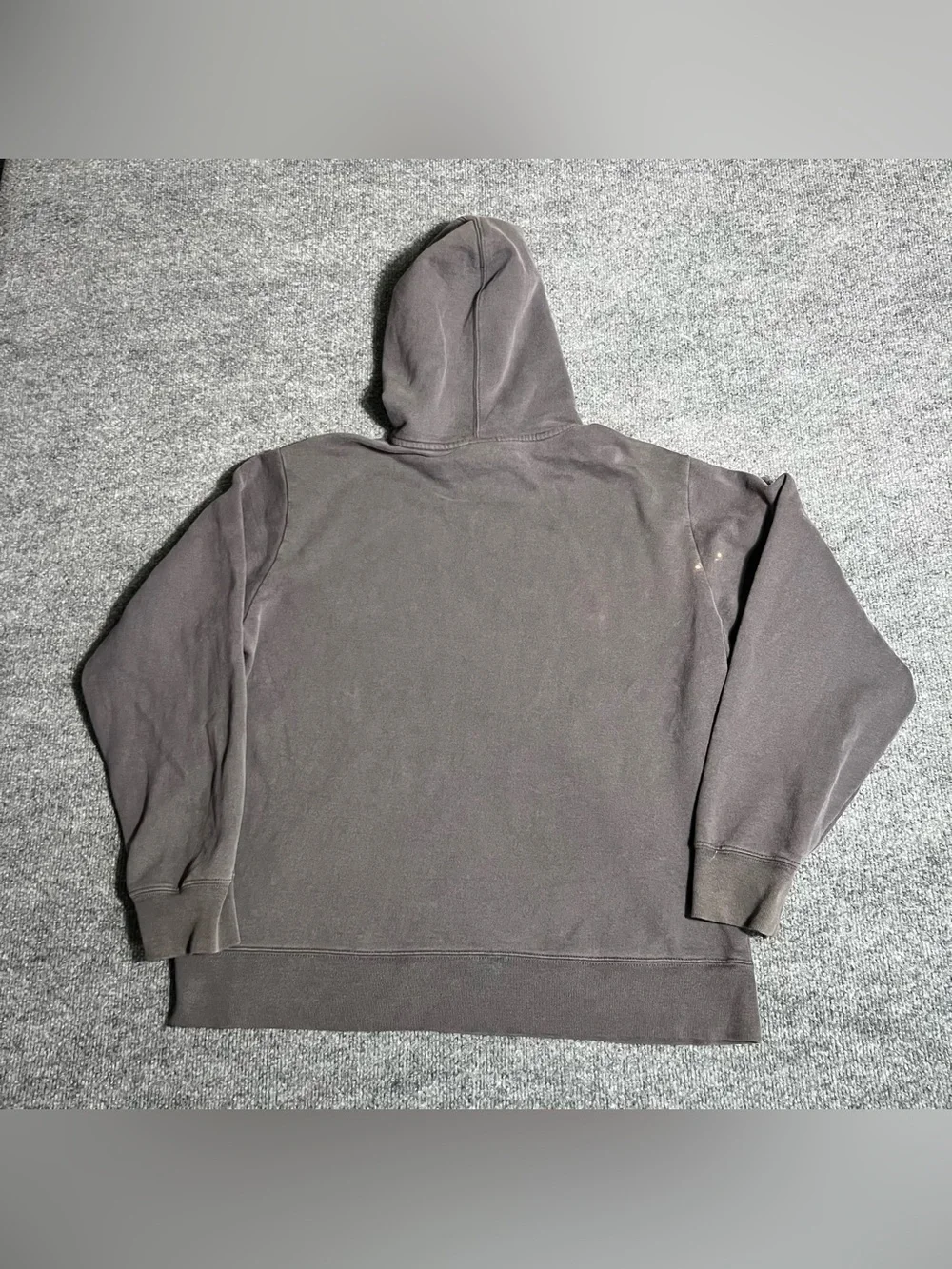 The North Face Men's Large 24x23 Charcoal Hoodie with Red Logo